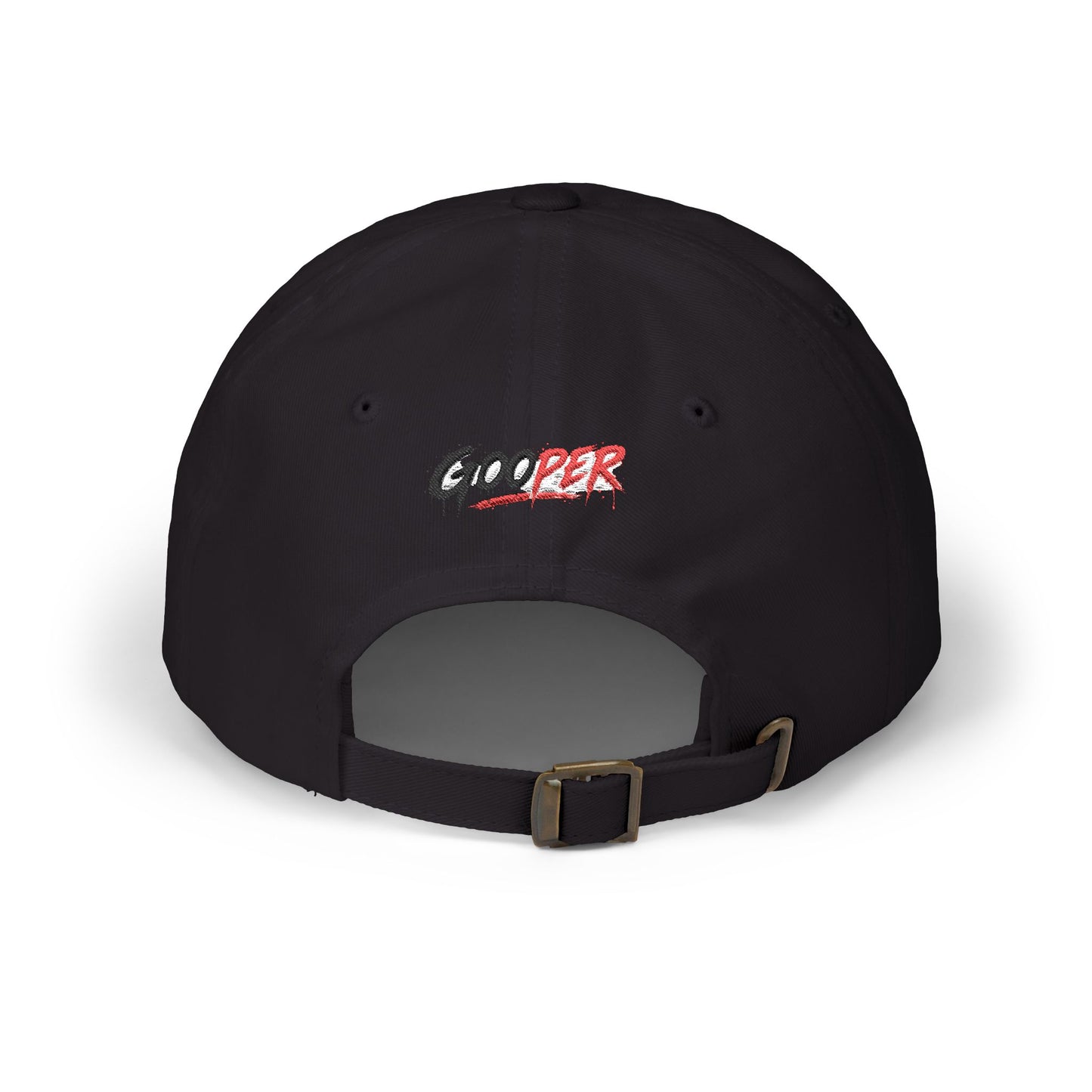 SOS Vintage Stripe Dad Cap — Classic Embroidered Cotton Baseball Hat