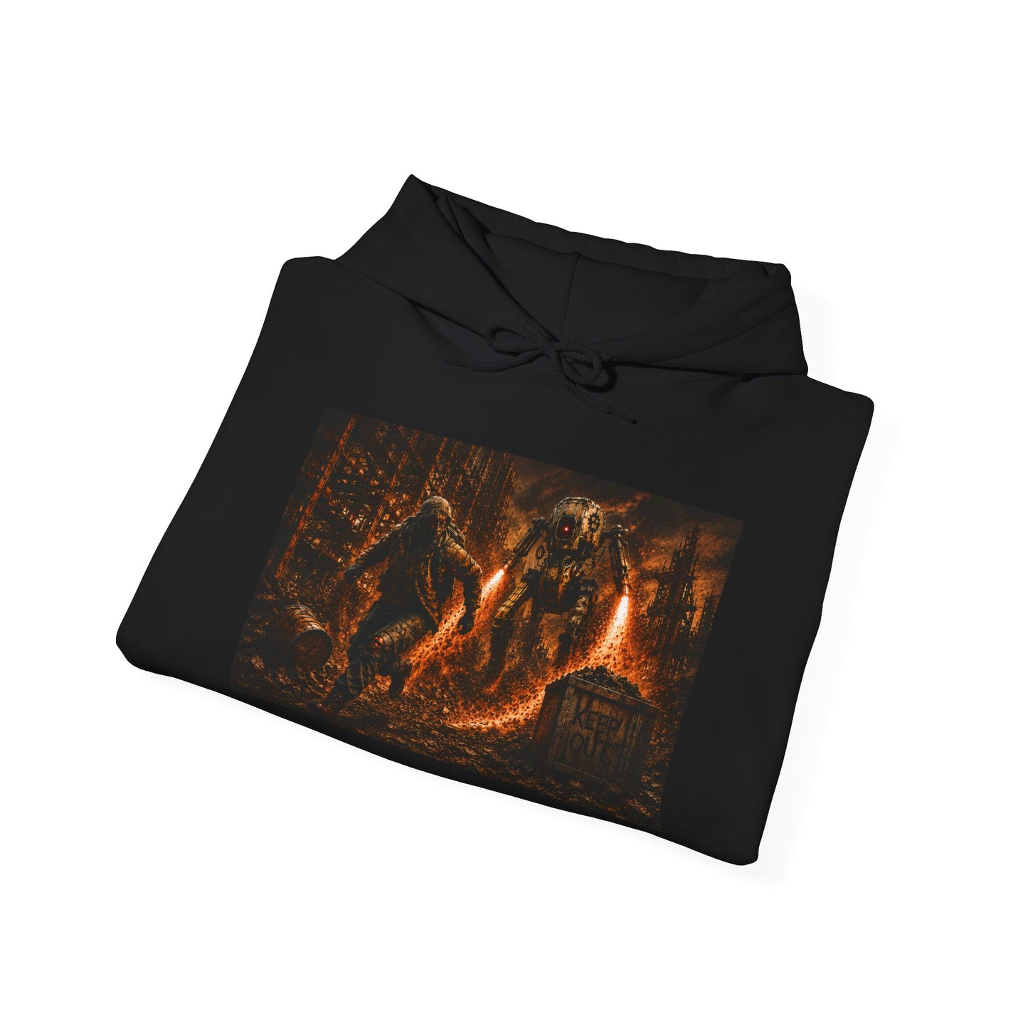 Fiery Escape Graphic Hoodie | Hoodie