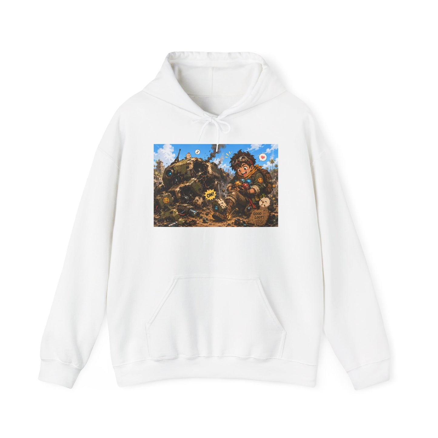 Cute Hurt Raider Hoodie | Hoodie Illustration