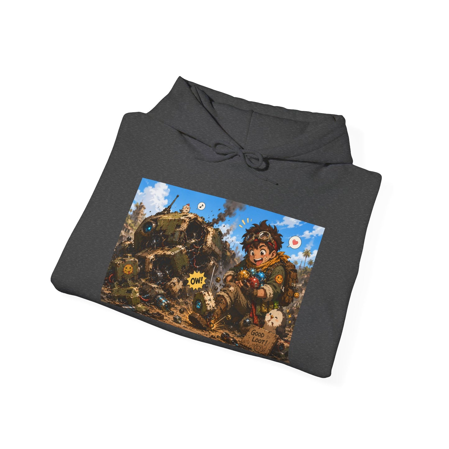 Cute Hurt Raider Hoodie | Hoodie Illustration