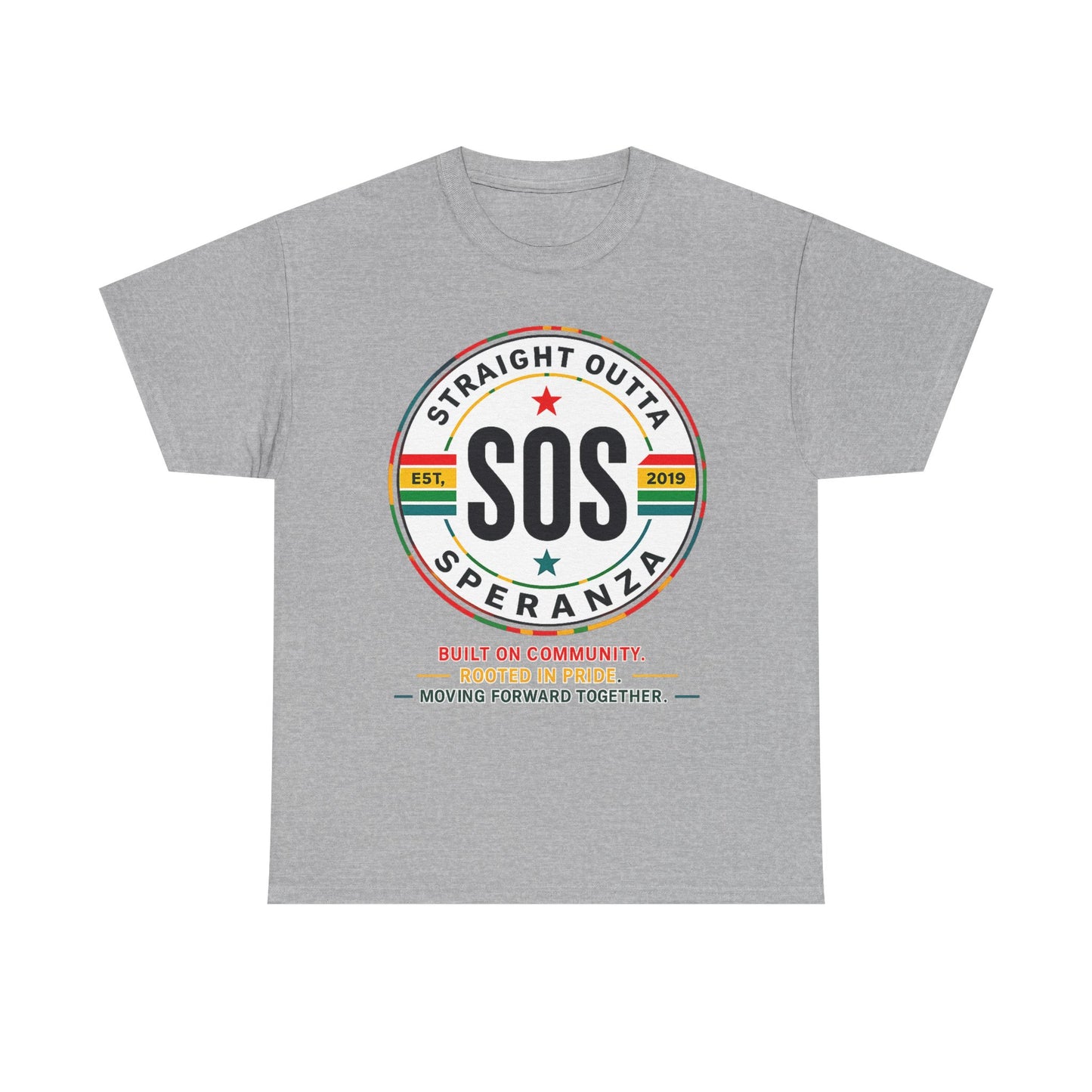 SOS Speranza Logo Tee — Retro Community Pride T-Shirt