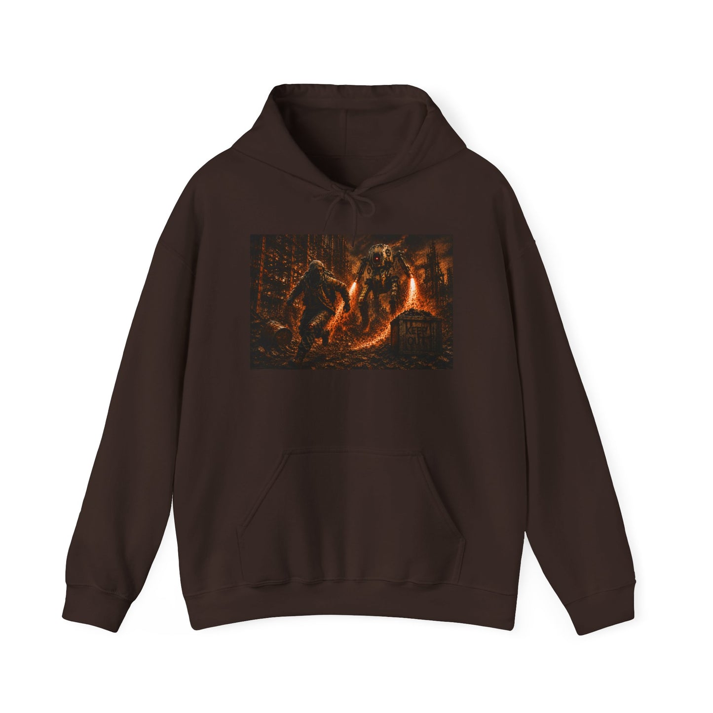Fiery Escape Graphic Hoodie | Hoodie