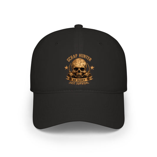 Scrap Hunter Skull design Baseball Cap | No Glory Just Survival