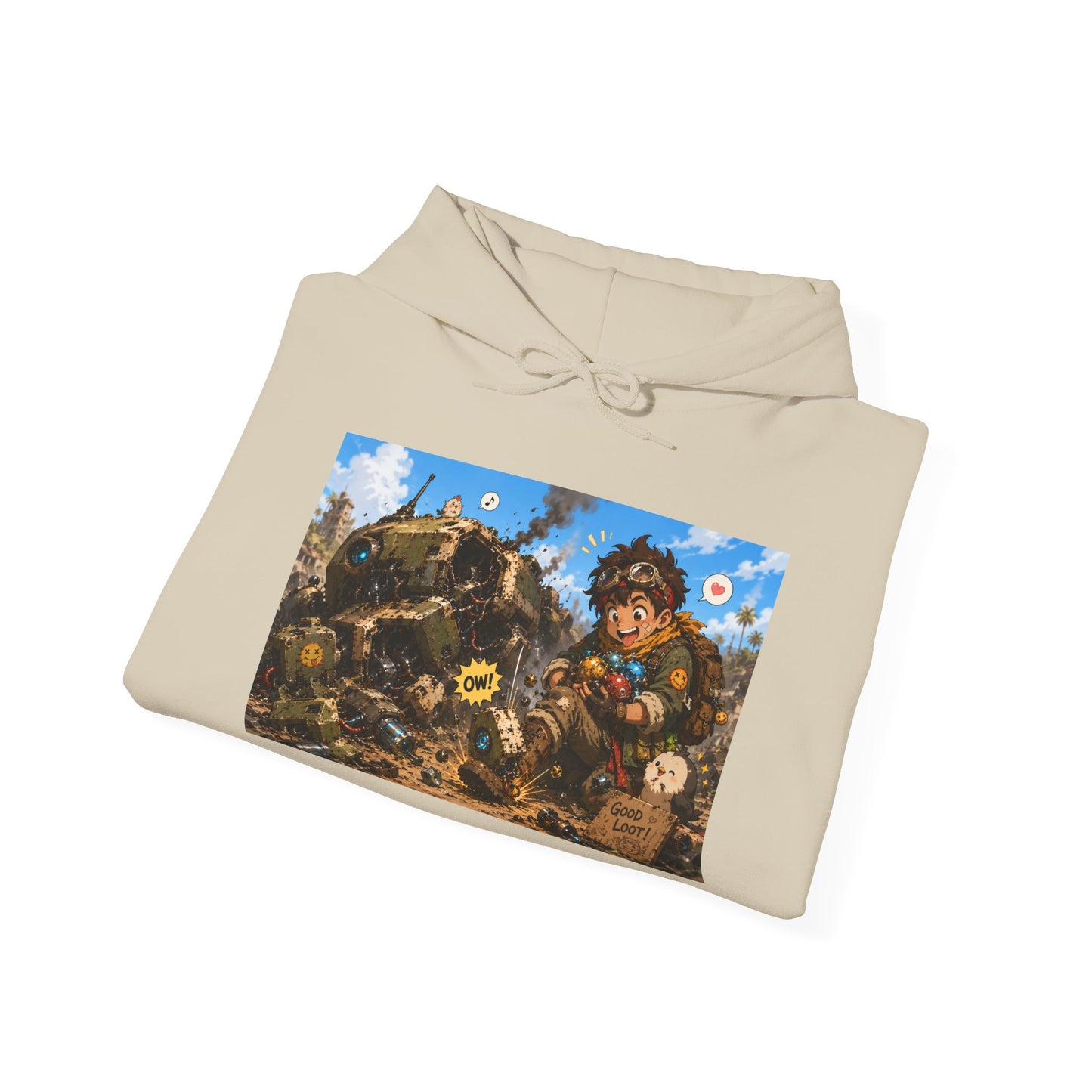 Cute Hurt Raider Hoodie | Hoodie Illustration