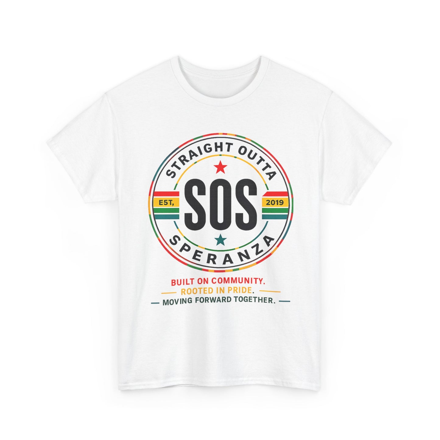 SOS Speranza Logo Tee — Retro Community Pride T-Shirt