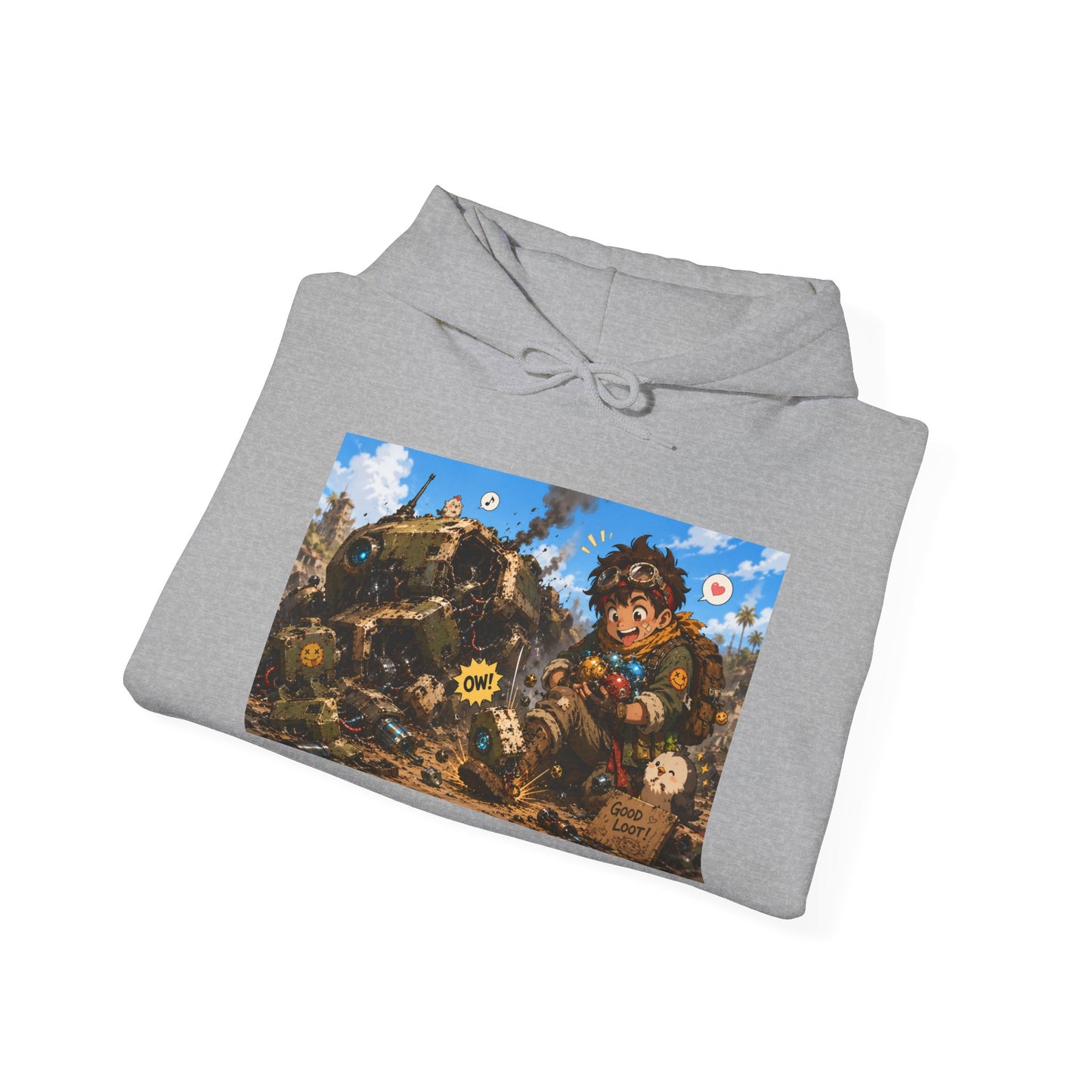 Cute Hurt Raider Hoodie | Hoodie Illustration