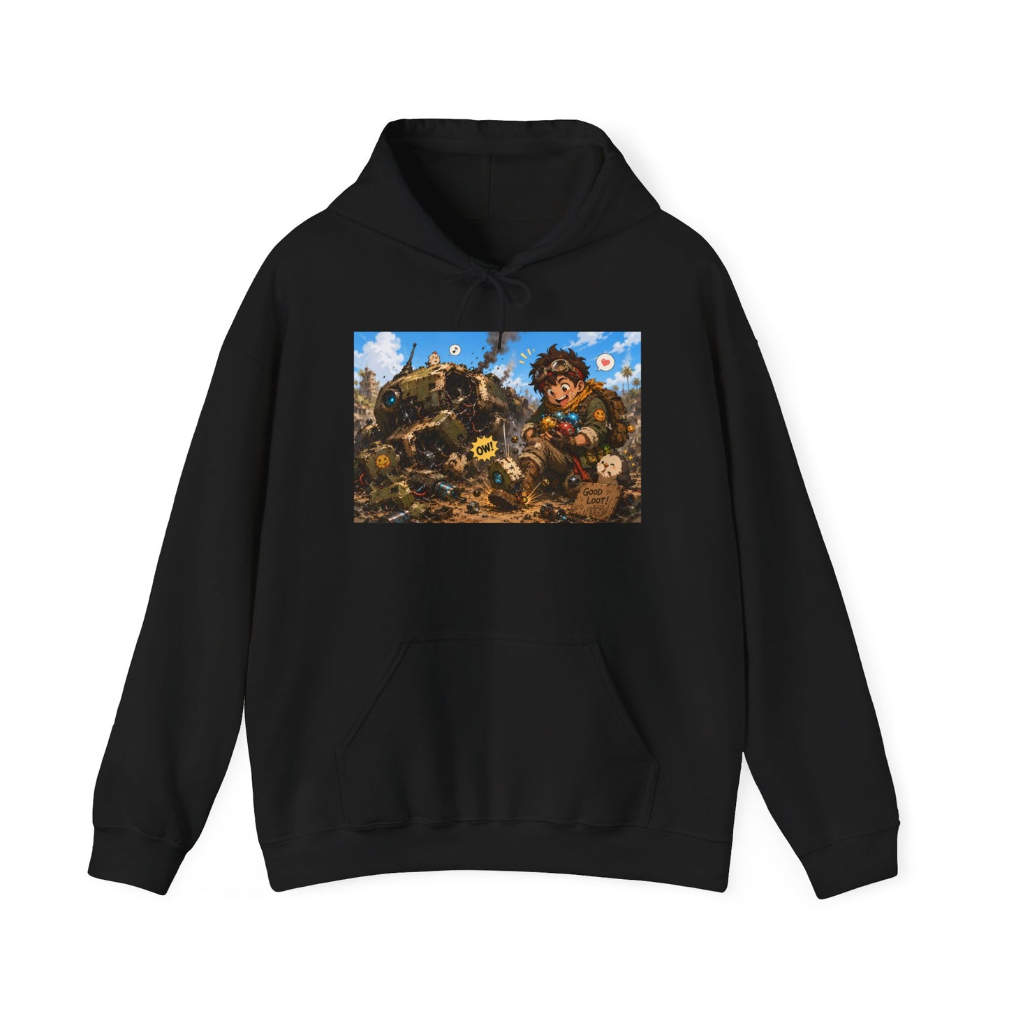 Cute Hurt Raider Hoodie | Hoodie Illustration