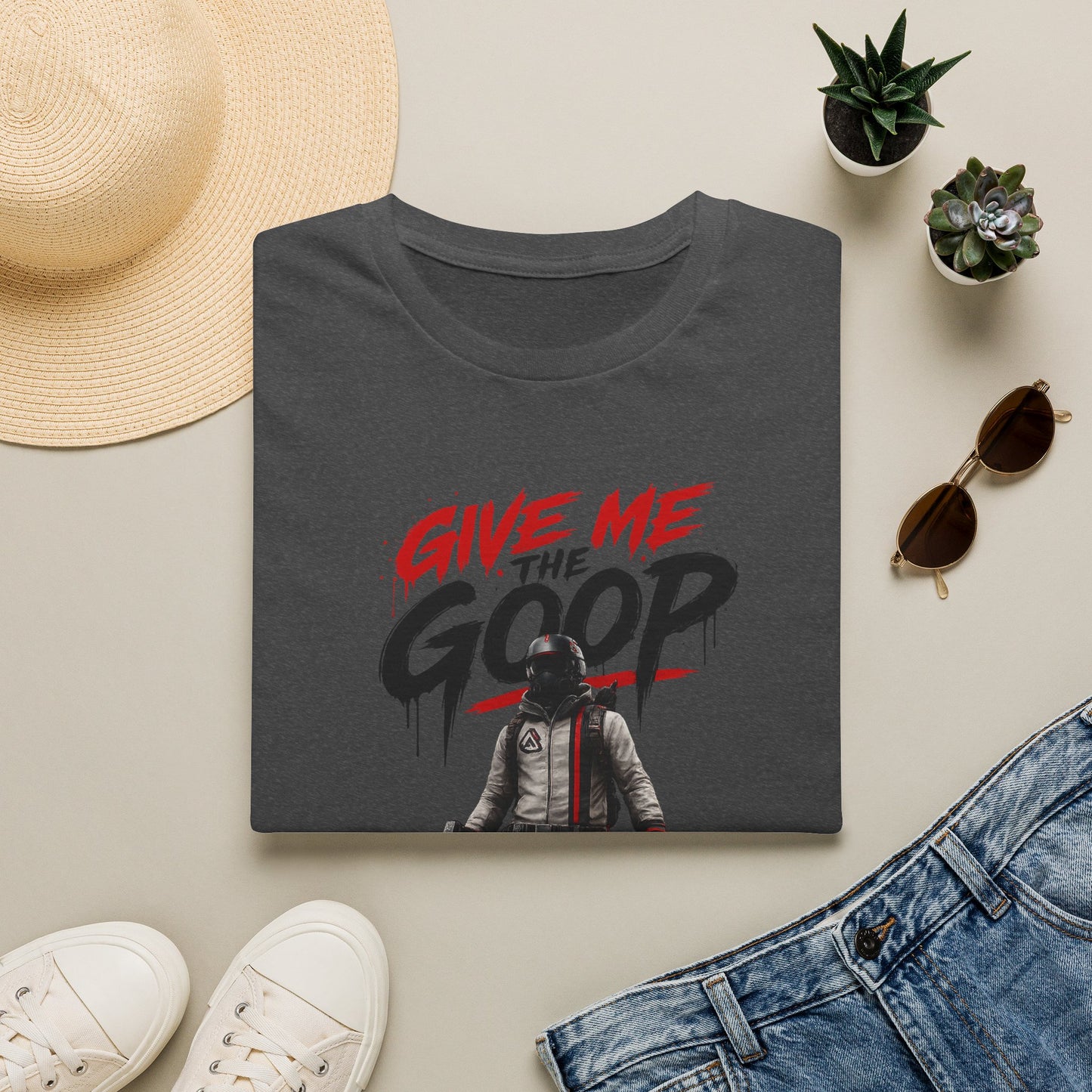 Give Me The Goop Graphic T-Shirt — Gamer Character Tee