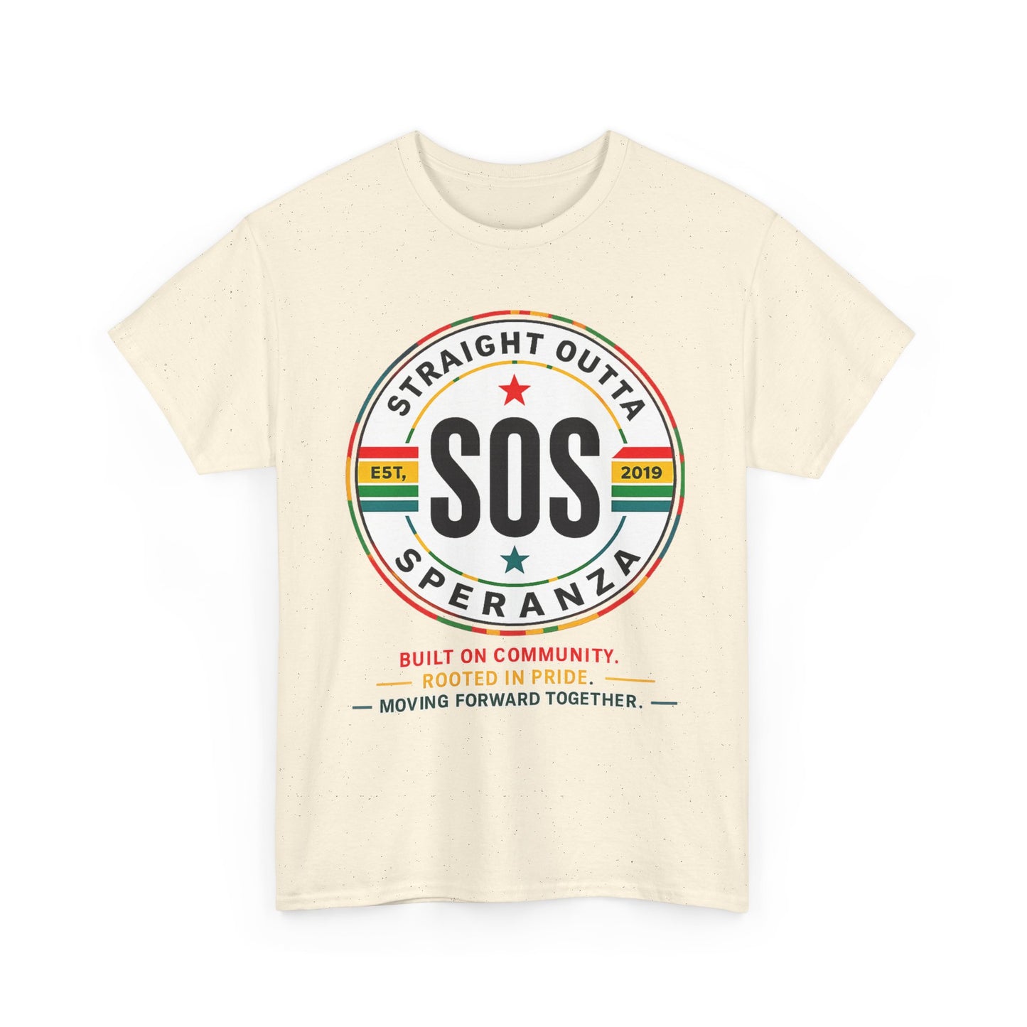 SOS Speranza Logo Tee — Retro Community Pride T-Shirt