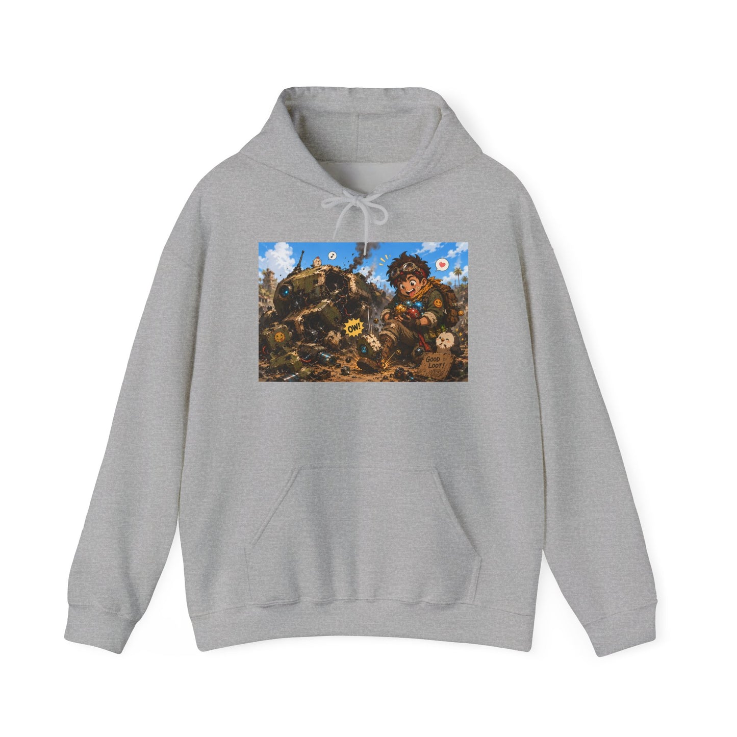 Cute Hurt Raider Hoodie | Hoodie Illustration