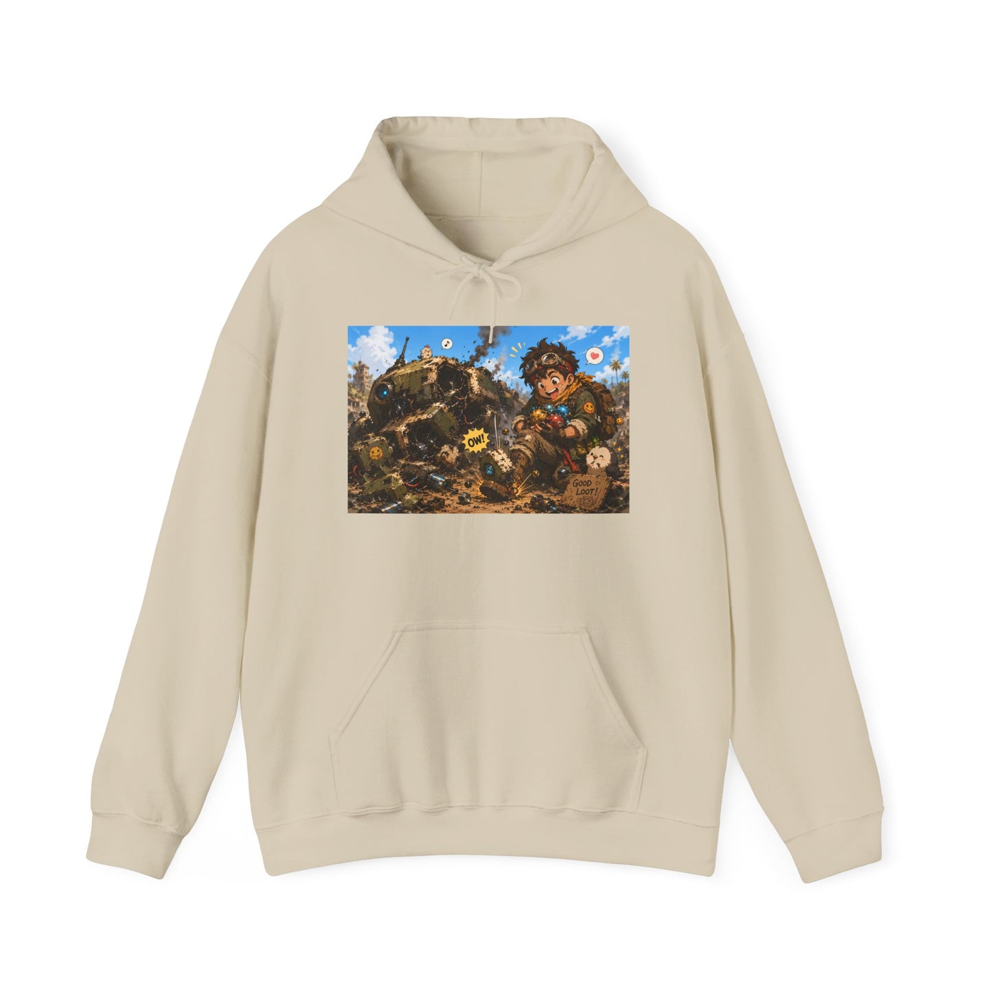 Cute Hurt Raider Hoodie | Hoodie Illustration