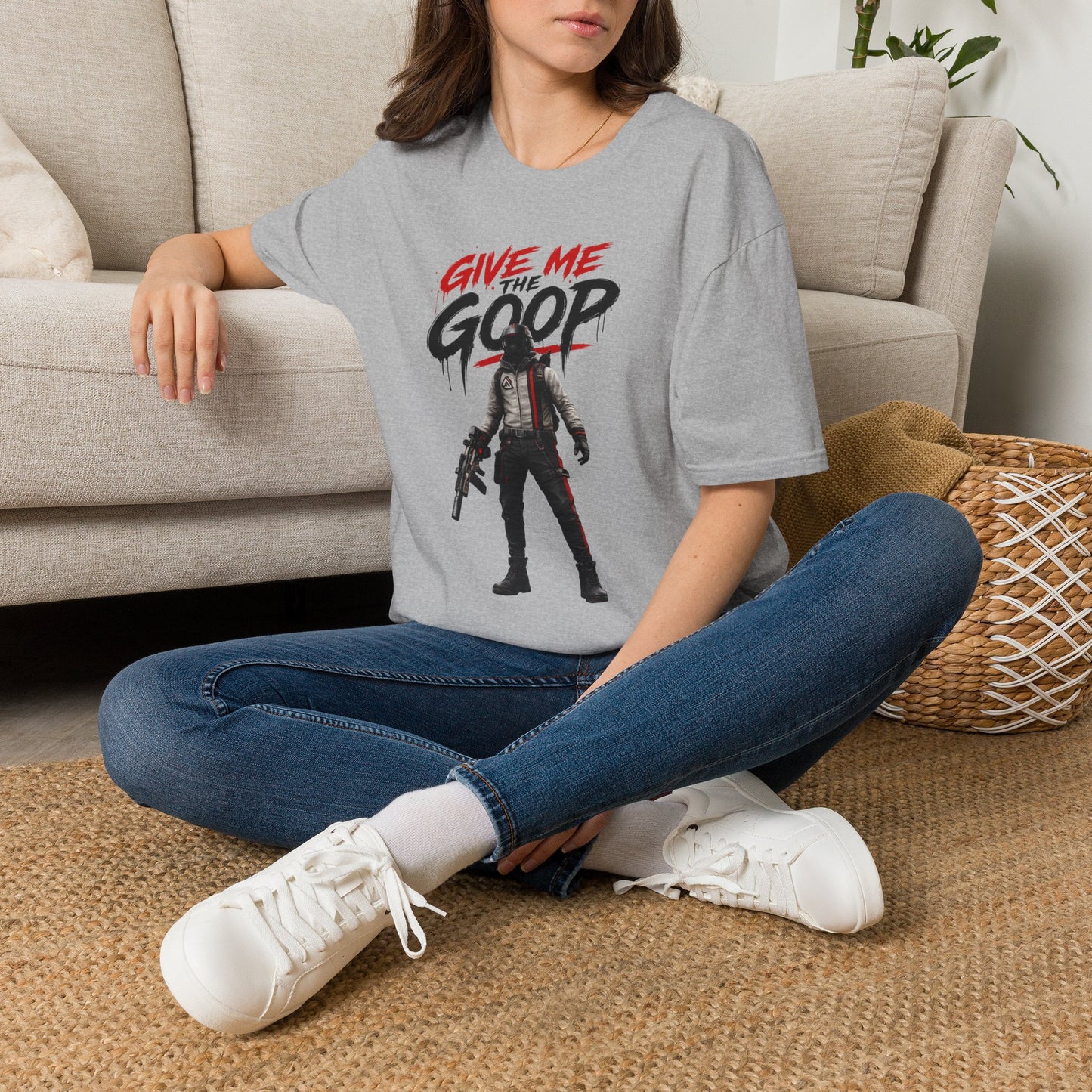 Give Me The Goop Graphic T-Shirt — Gamer Character Tee