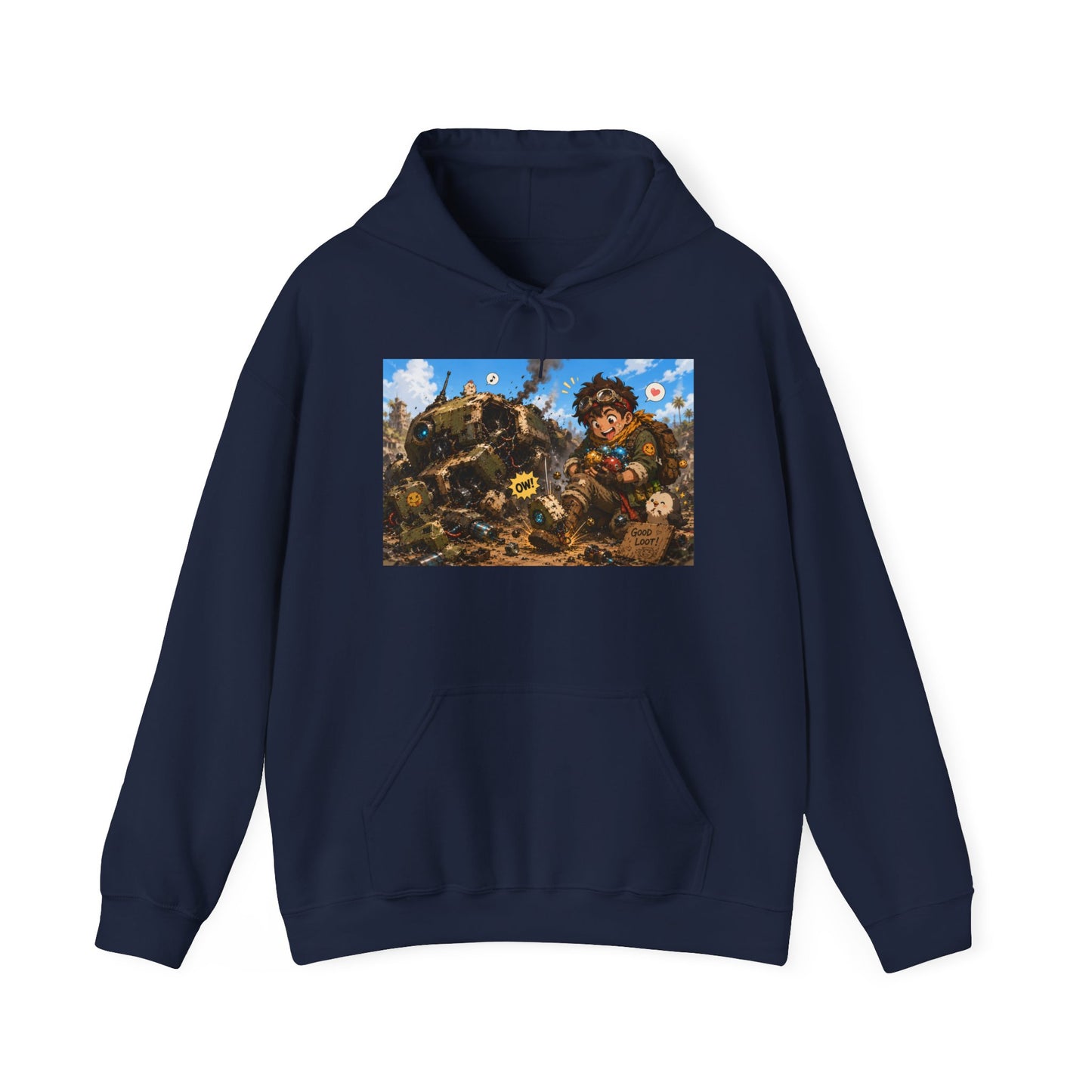 Cute Hurt Raider Hoodie | Hoodie Illustration