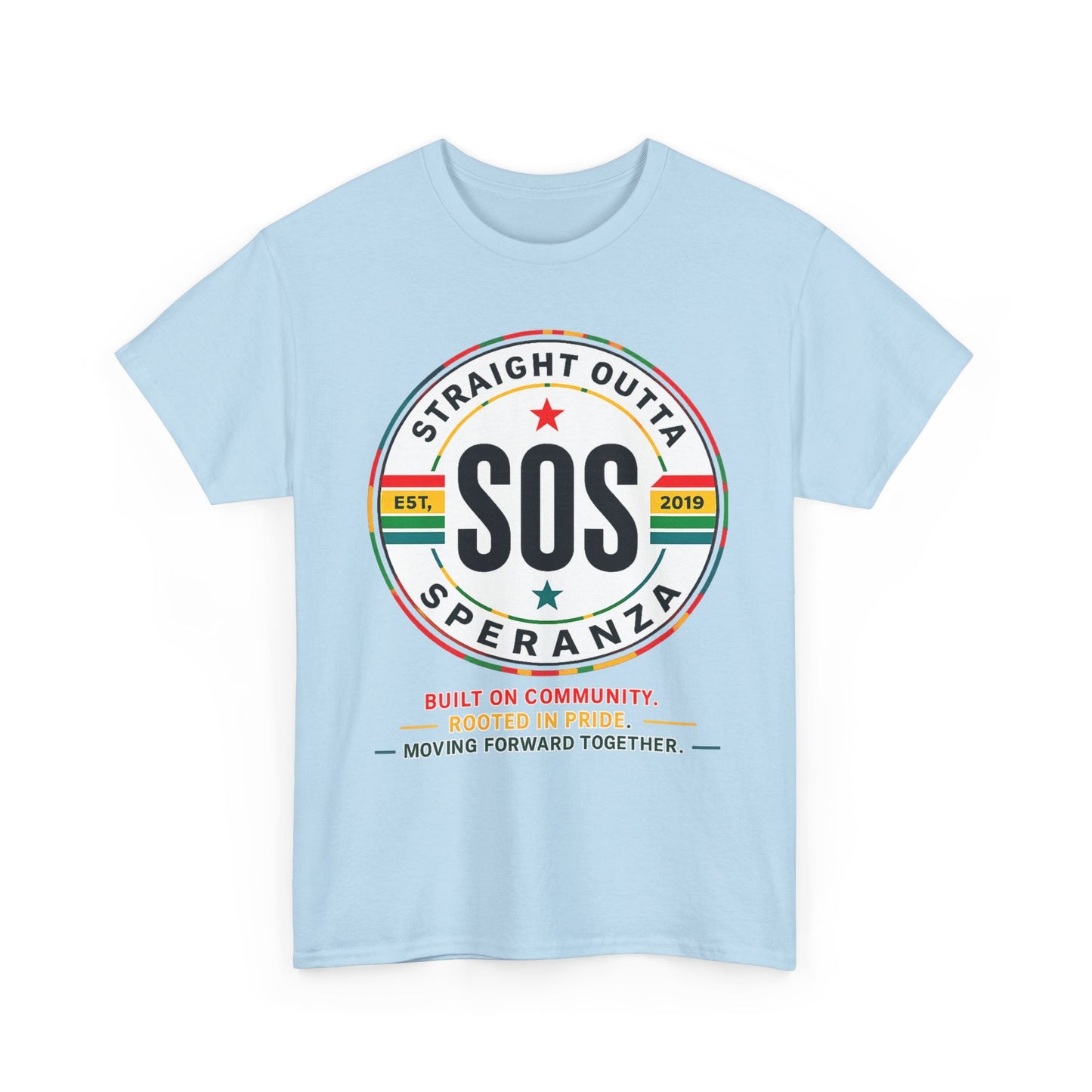 SOS Speranza Logo Tee — Retro Community Pride T-Shirt
