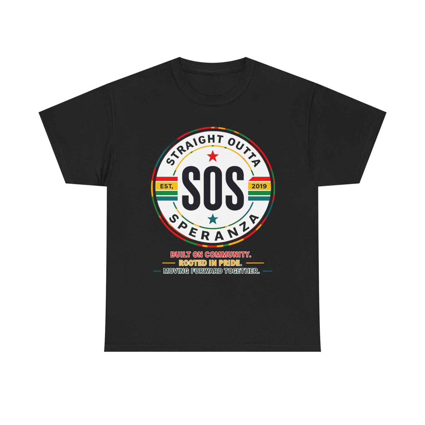 SOS Speranza Logo Tee — Retro Community Pride T-Shirt
