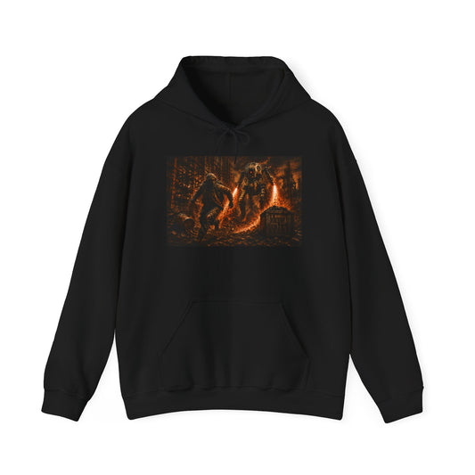 Fiery Escape Graphic Hoodie | Hoodie