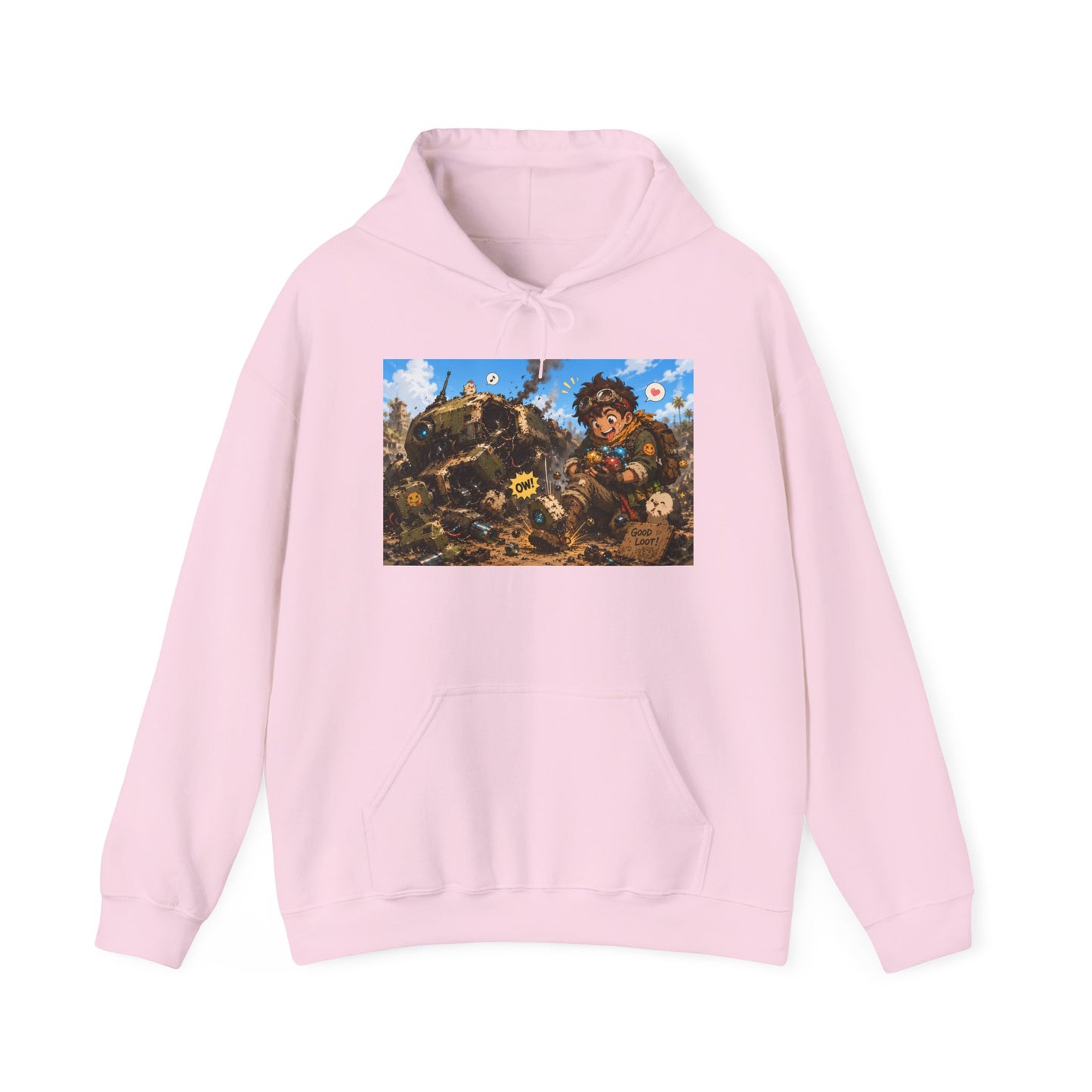 Cute Hurt Raider Hoodie | Hoodie Illustration