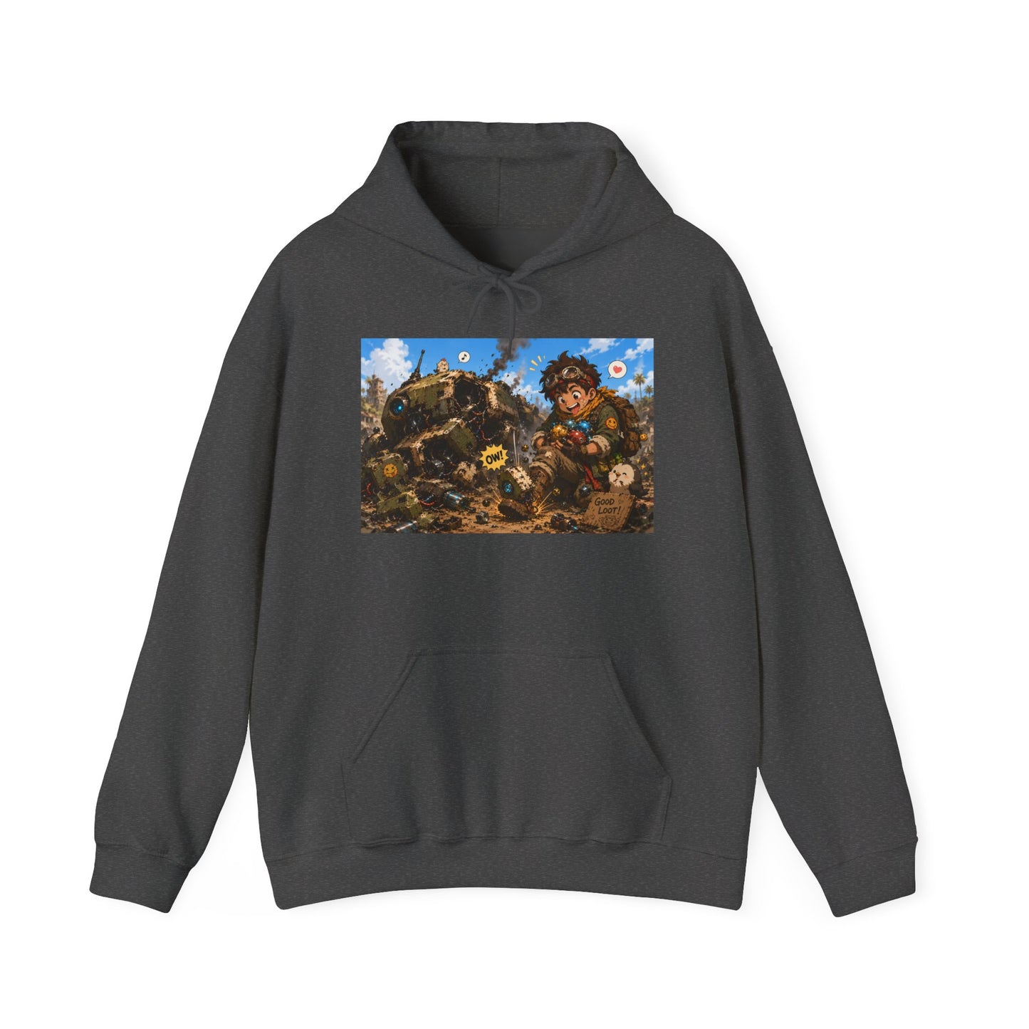 Cute Hurt Raider Hoodie | Hoodie Illustration