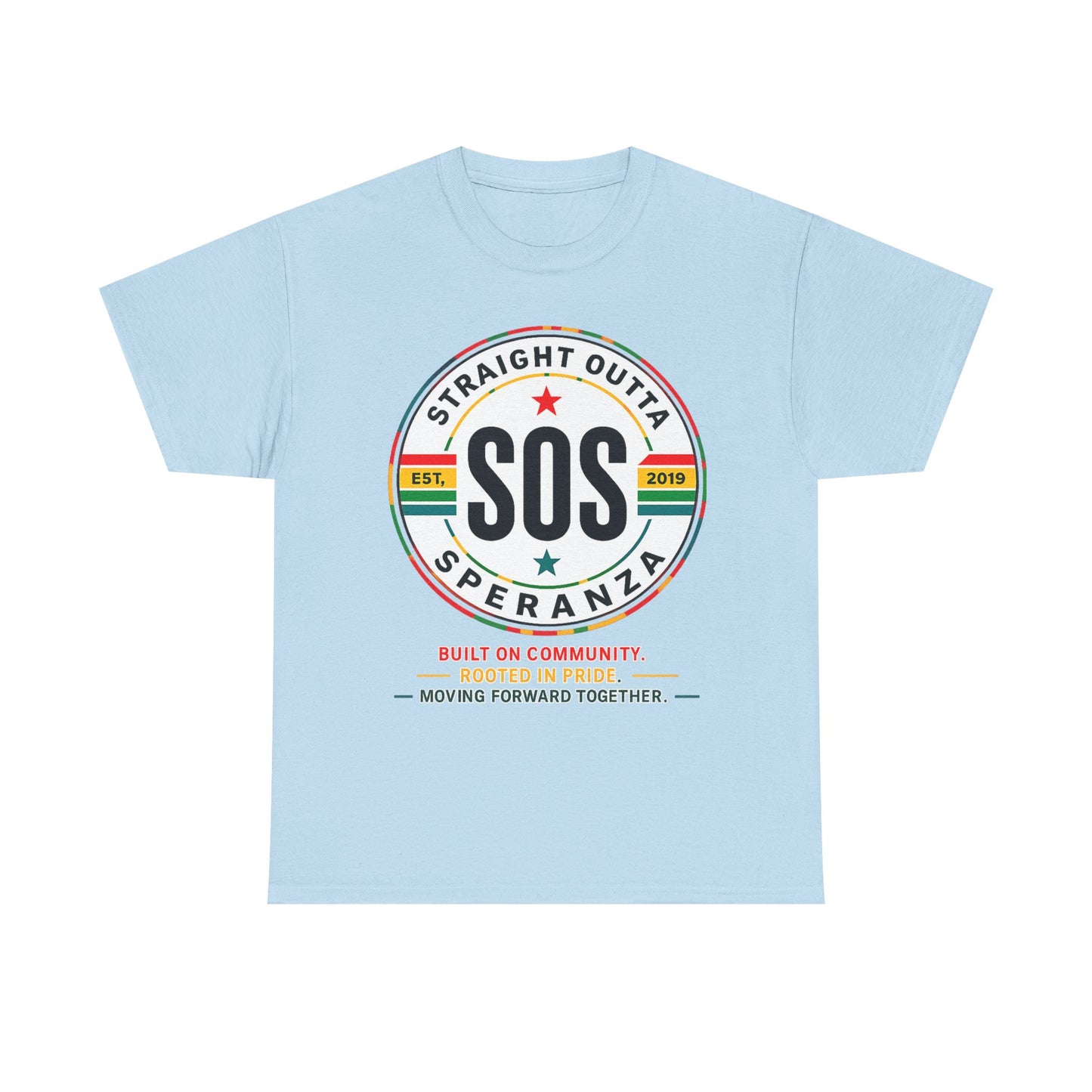 SOS Speranza Logo Tee — Retro Community Pride T-Shirt