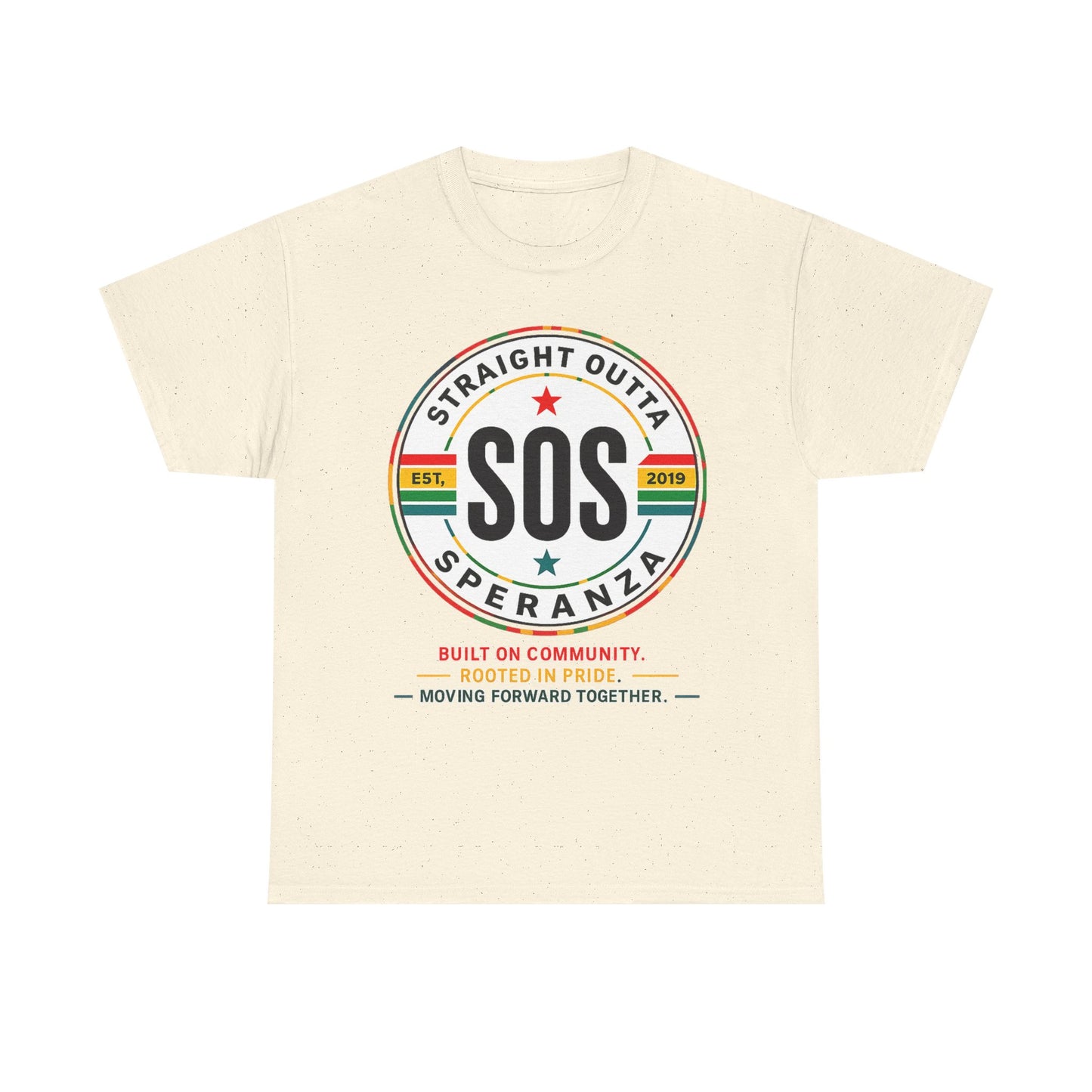 SOS Speranza Logo Tee — Retro Community Pride T-Shirt